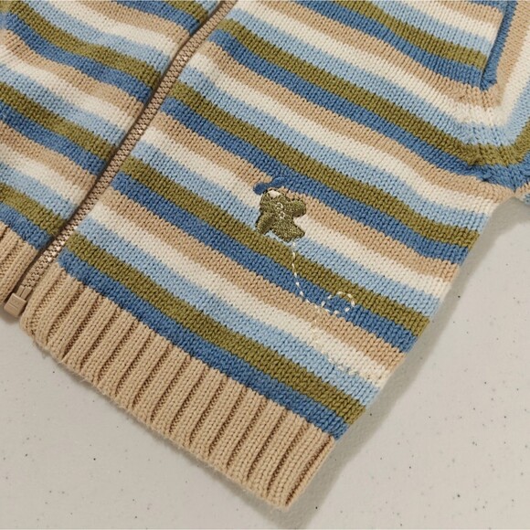 Vintage Gymboree Airplane Cardigan Overalls Set 3 - 6 M Baby Boys Flyer Aviator - Picture 10 of 16